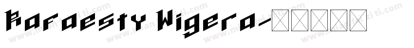 Rafaesty Wigera字体转换